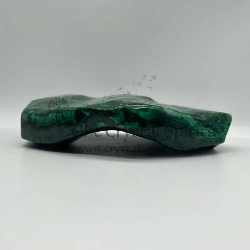 Freeform Malachite Crystal Slab
