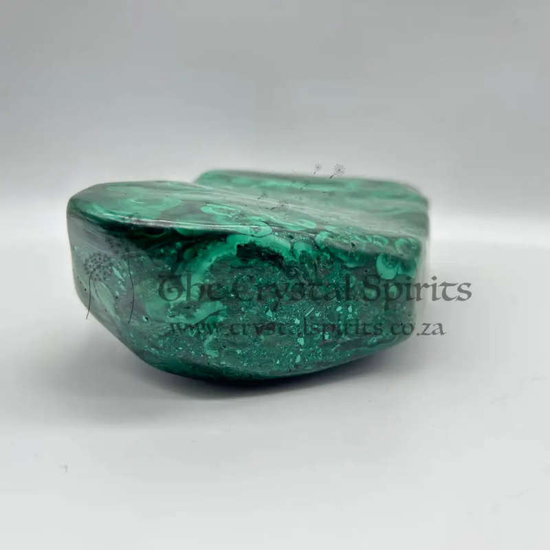 Freeform Malachite Crystal Slab