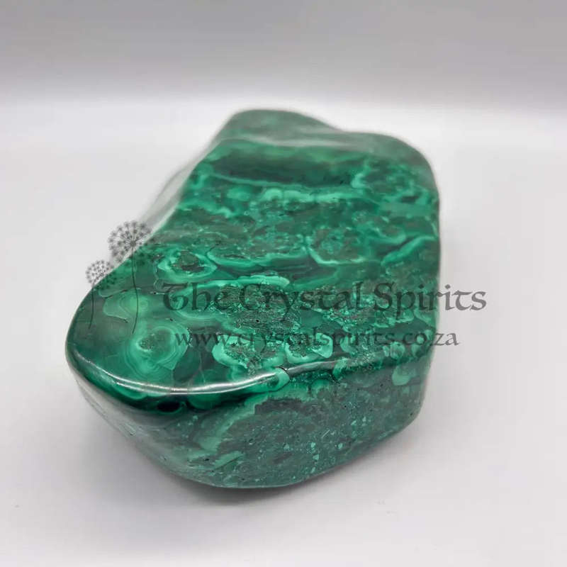 Freeform Malachite Crystal Slab