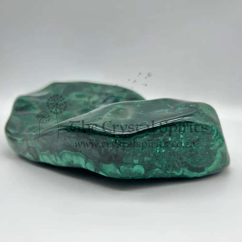 Freeform Malachite Crystal Slab