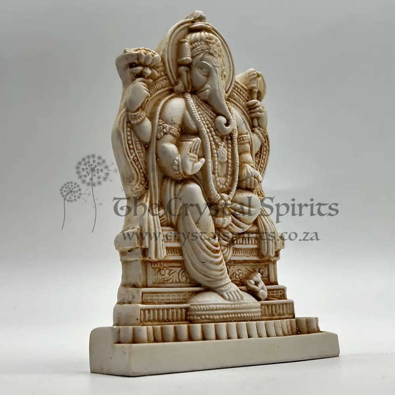Ganesh White Statue