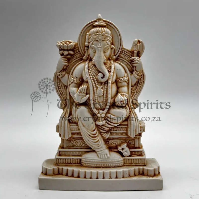 Ganesh White Statue