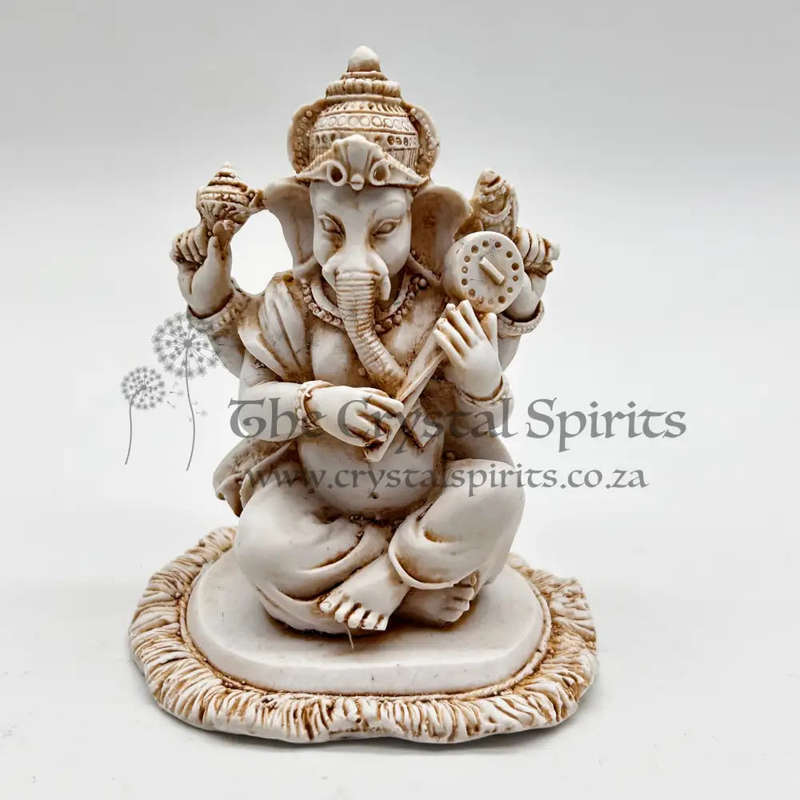 Ganesha Playing Sitar Statue