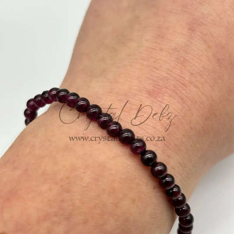 Garnet Crystal Bracelet
