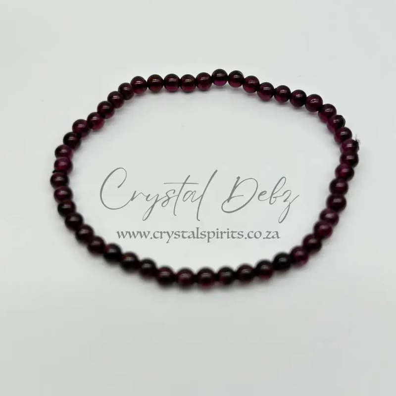 Garnet Crystal Bracelet