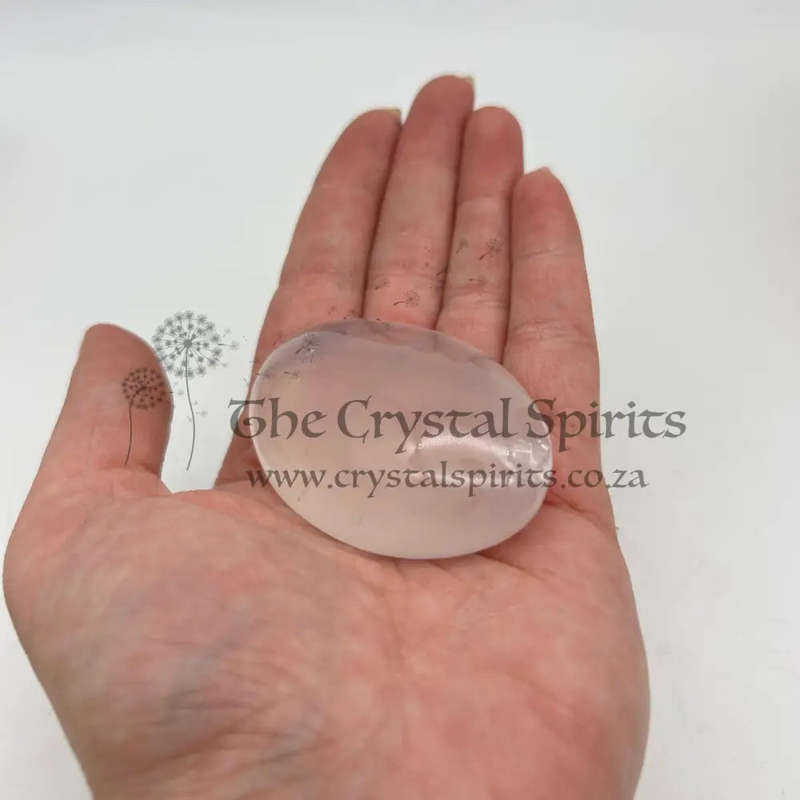 Girasol Rose Quartz Palm Piece