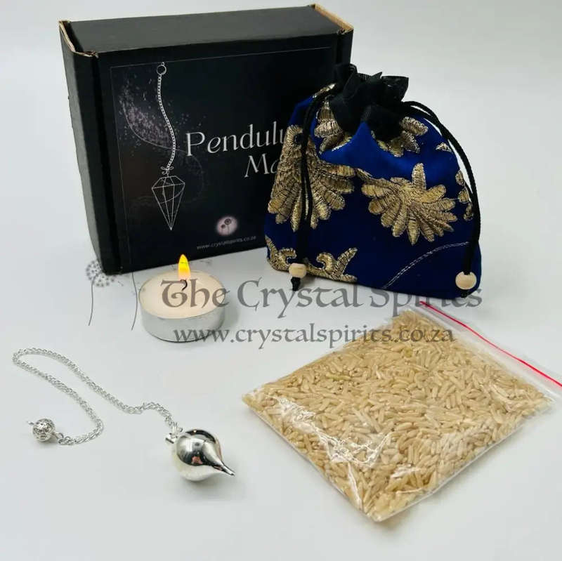 Globe Shaped White Metal Pendulum Kit