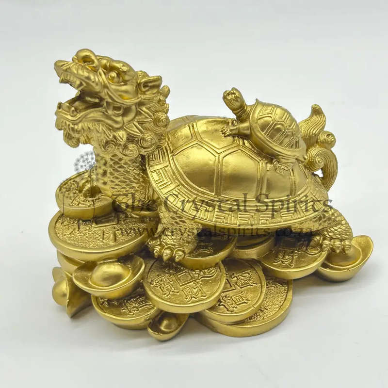 Gold Dragon Tortoise Of Protection