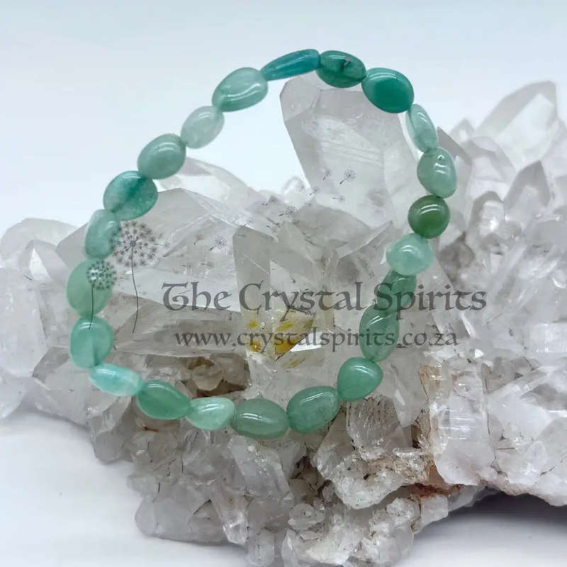Green Aventurine Crystal Nugget Bracelet