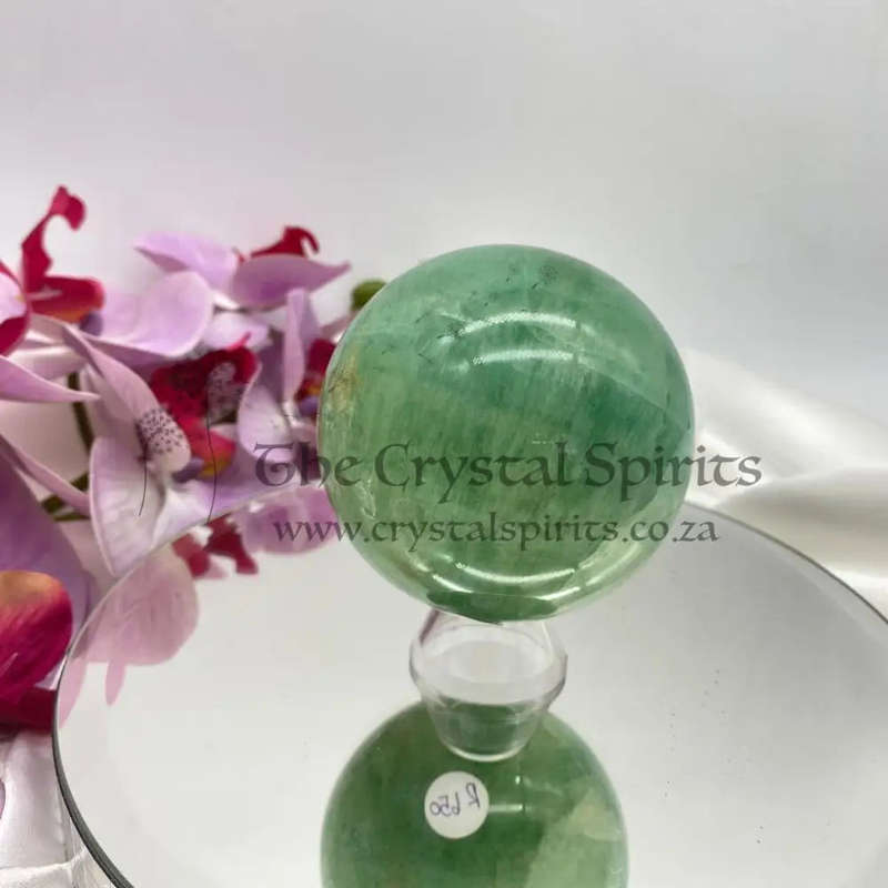 Green Fluorite Sphere