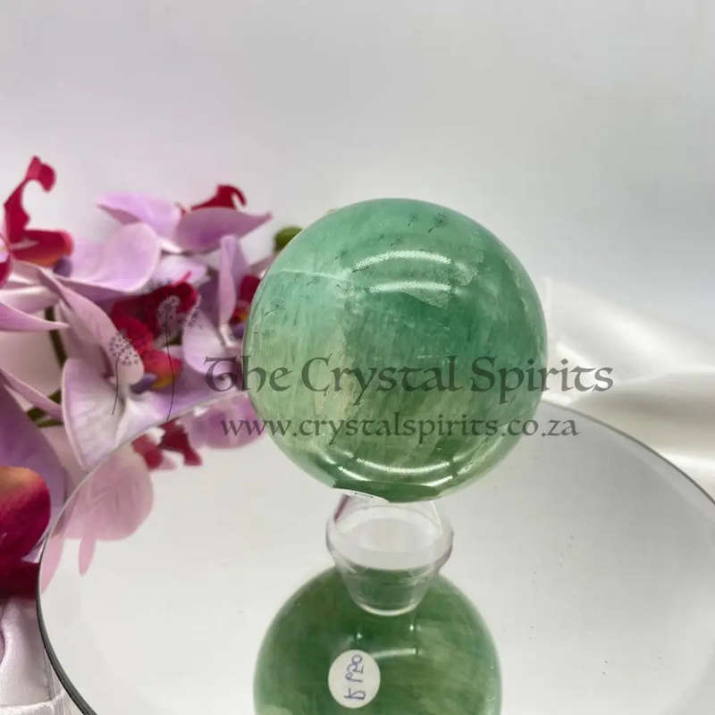 Green Fluorite Sphere