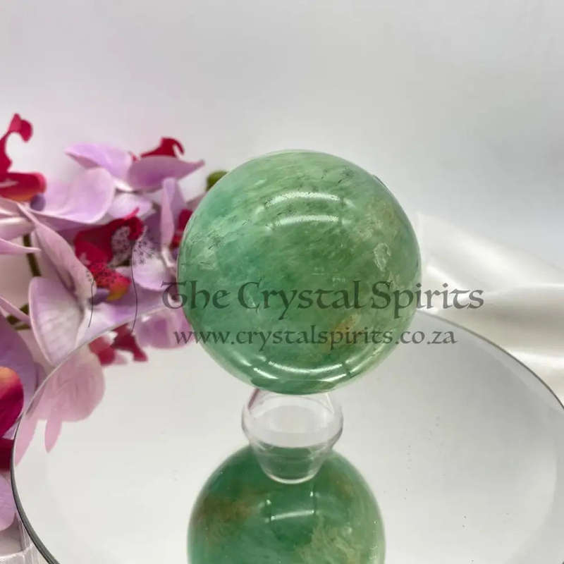 Green Fluorite Sphere