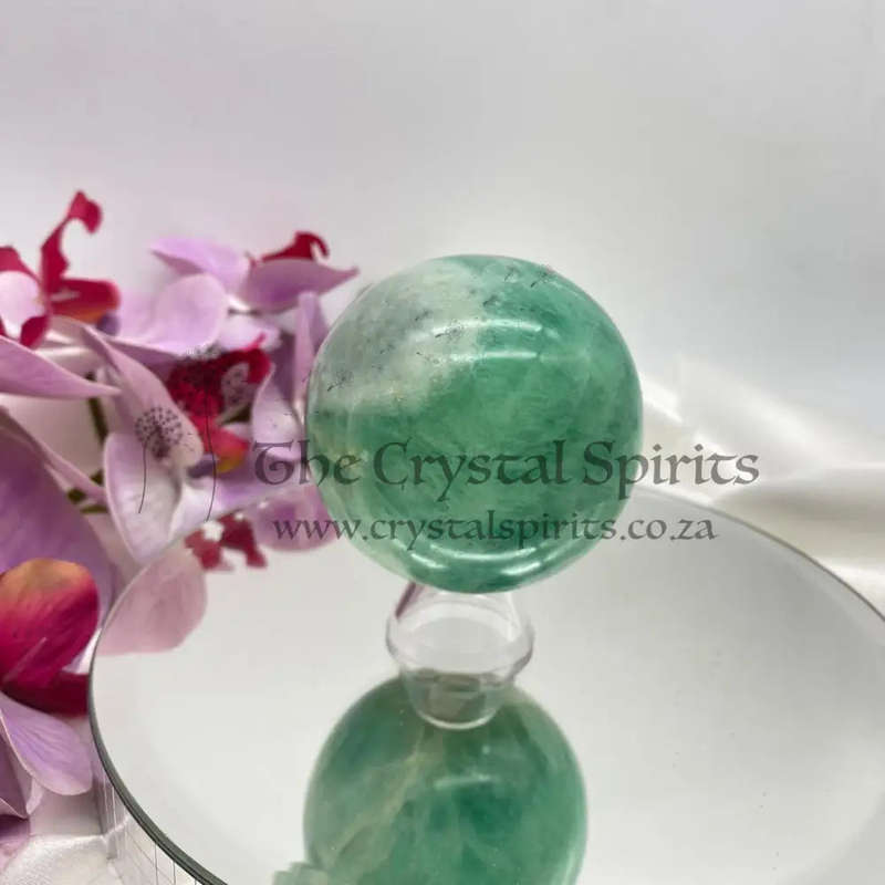 Green Fluorite Sphere