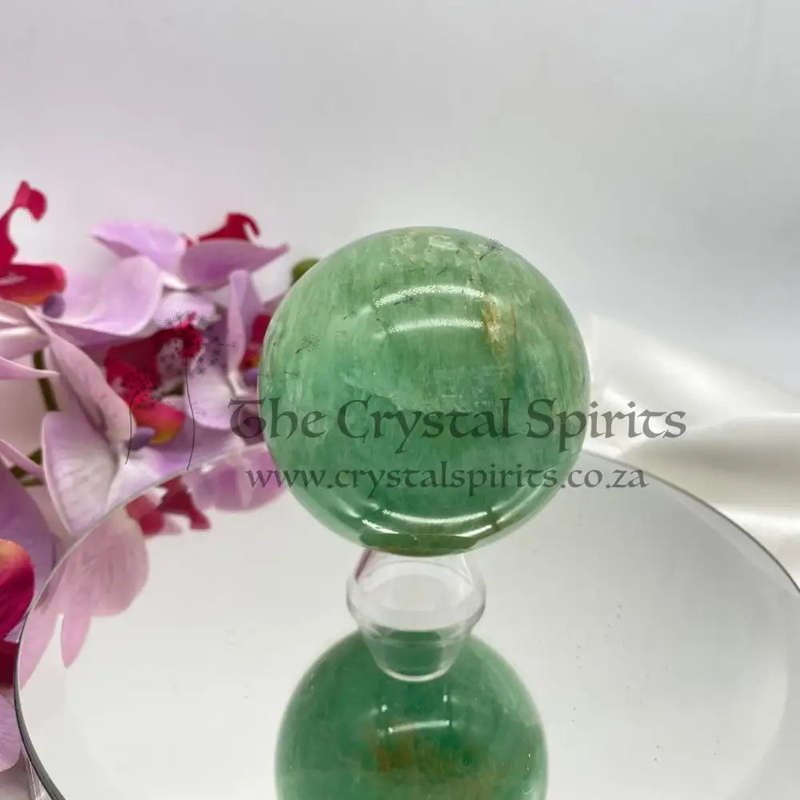 Green Fluorite Sphere