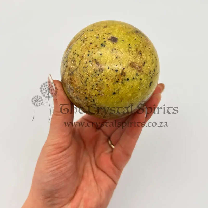 Green Opal Crystal Sphere