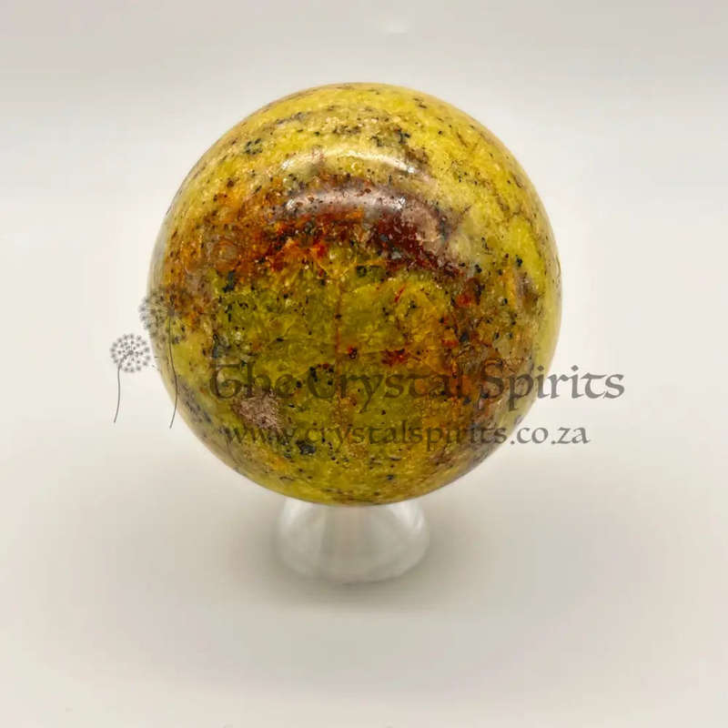 Green Opal Crystal Sphere