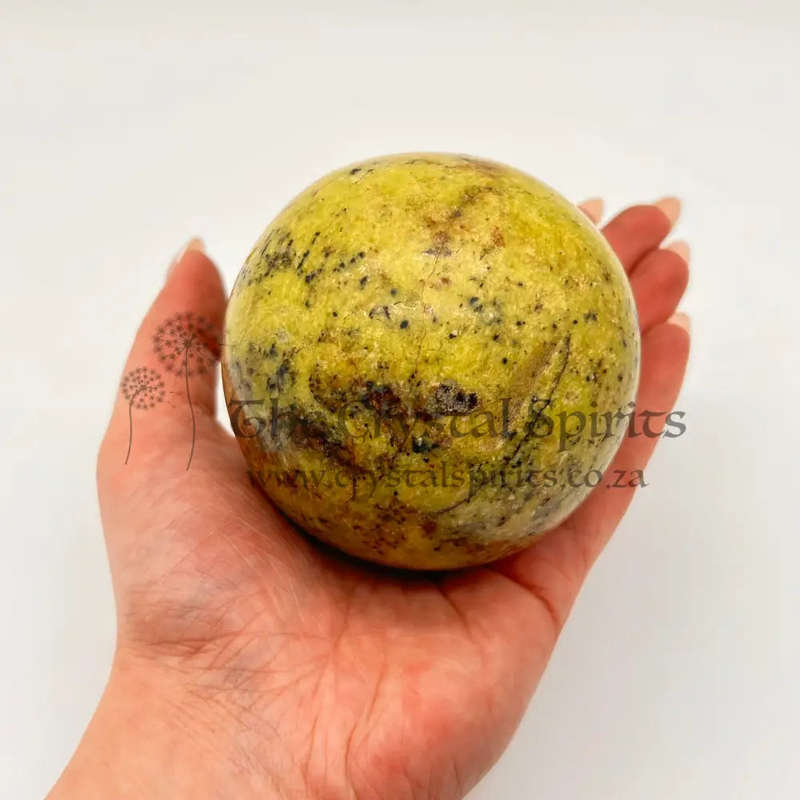 Green Opal Crystal Sphere