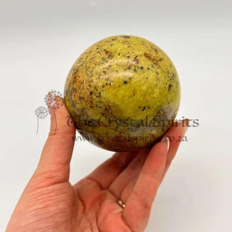 Green Opal Crystal Sphere