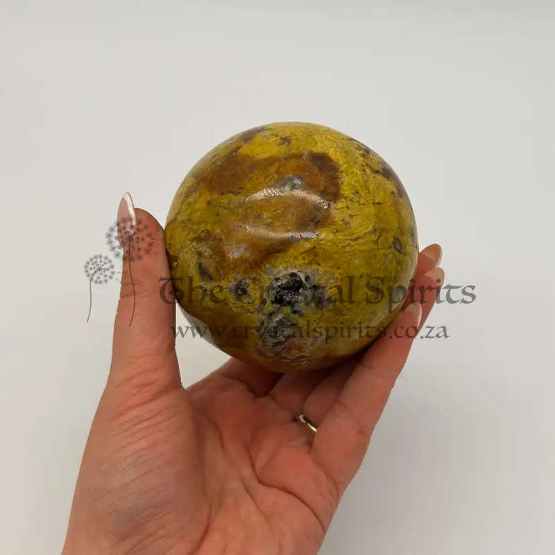 Green Opal Crystal Sphere