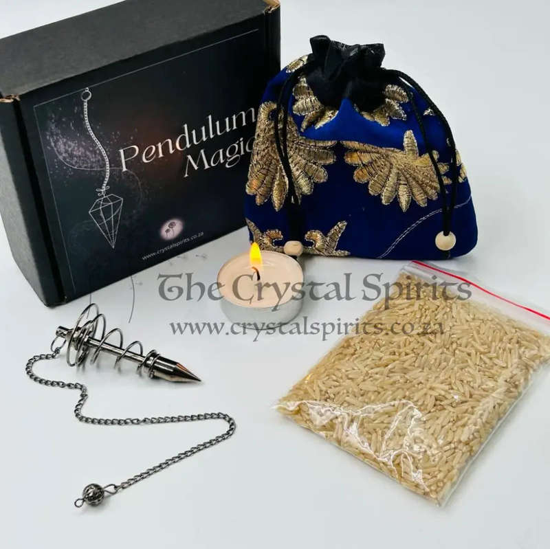 Gun Metal Spiral Pendulum Kit