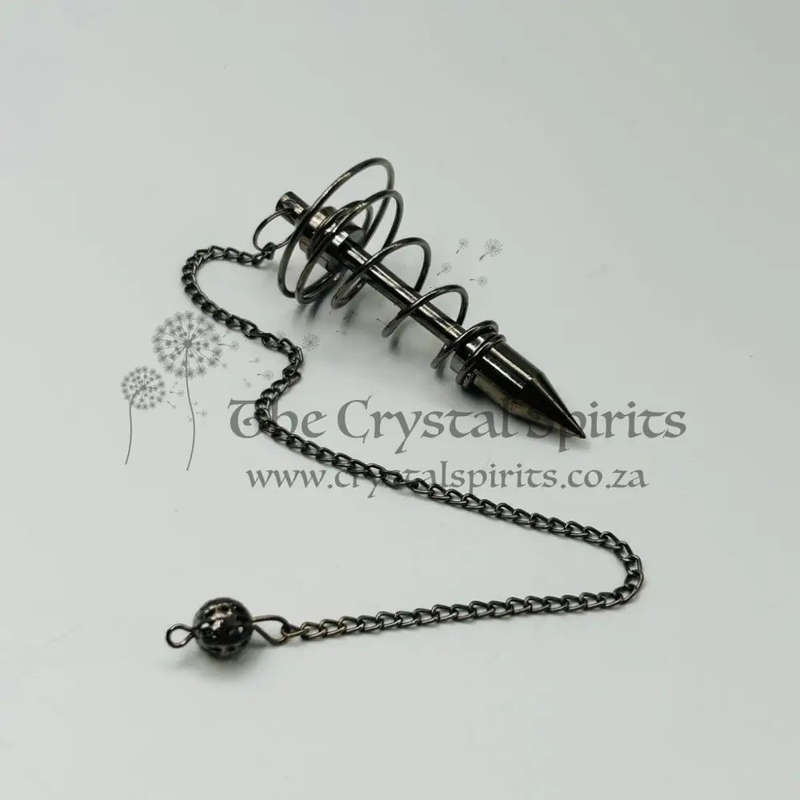 Gun Metal Spiral Pendulum Kit