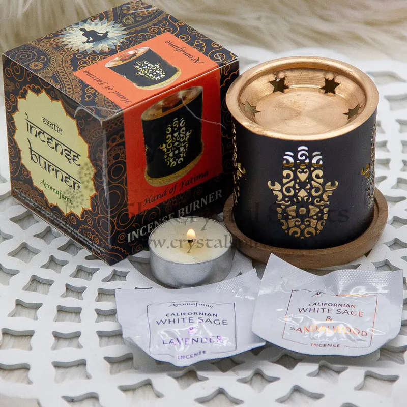 Hand of Hamsa AromaFume Diffuser & Incense Bricks