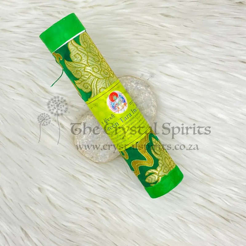 Hand Rolled Green Tara Tibetan Incense Sticks