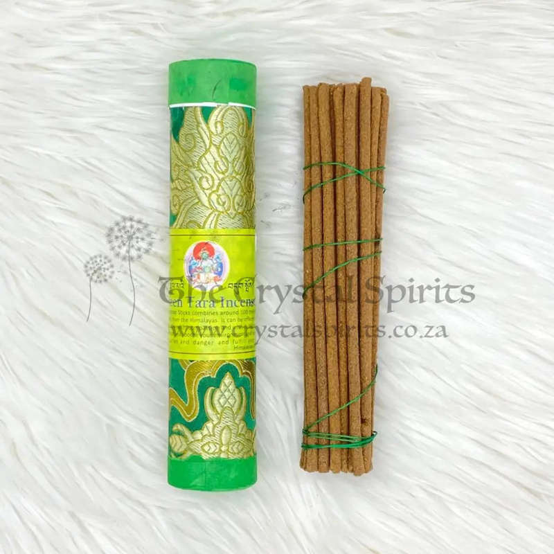 Hand Rolled Green Tara Tibetan Incense Sticks