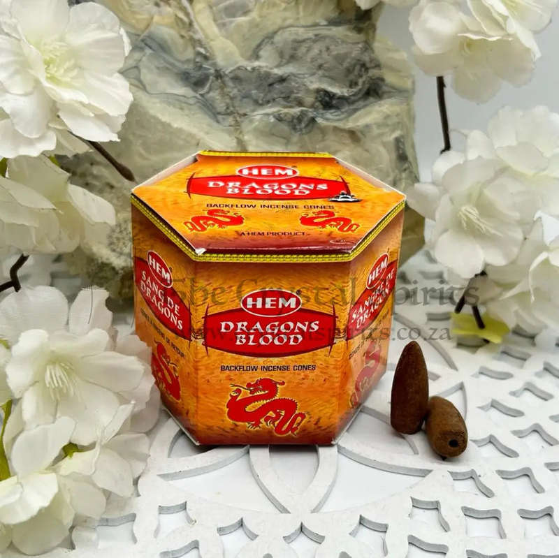 HEM: Dragons Blood Back Flow Incense Cones