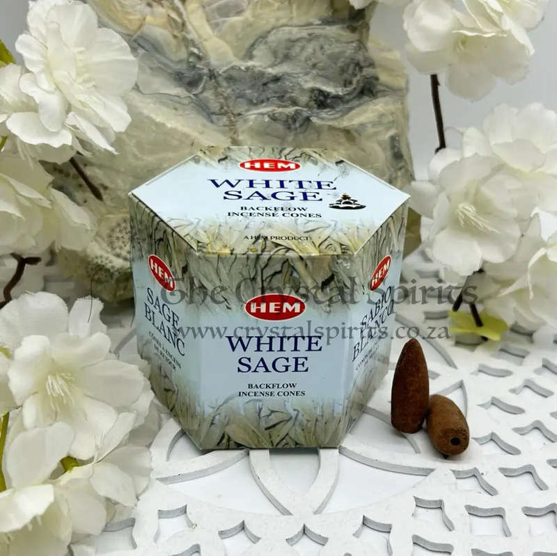HEM: White Sage Back Flow Incense Cones