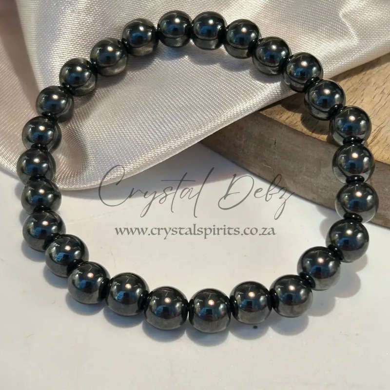 Hematite Back To Sender Crystal Bracelet
