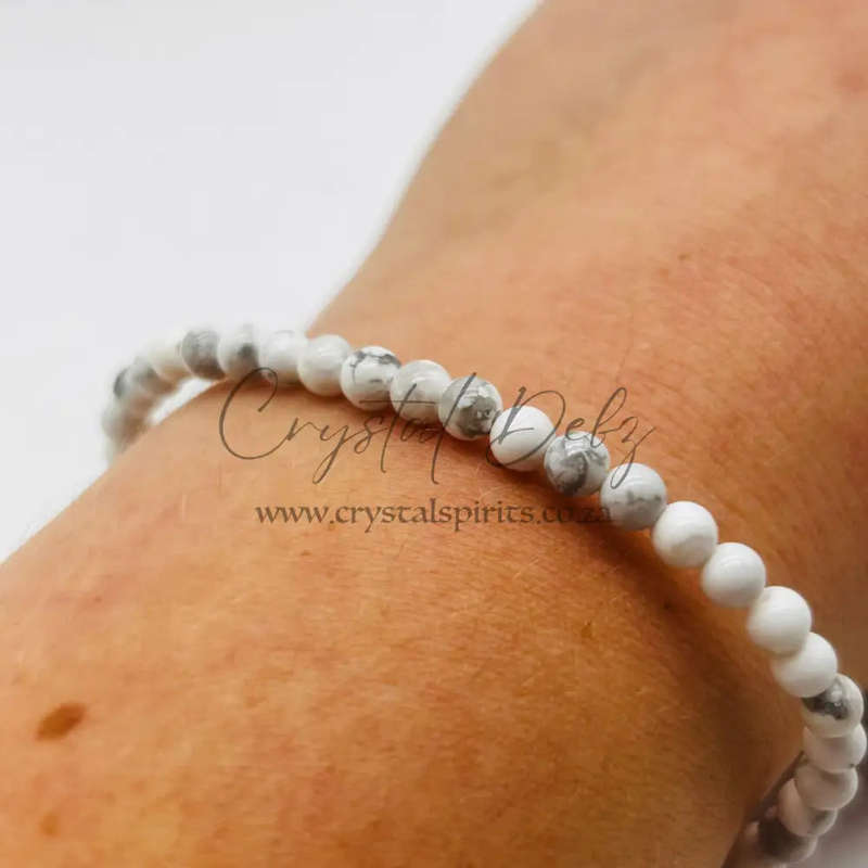 Howlite Crystal Bracelet