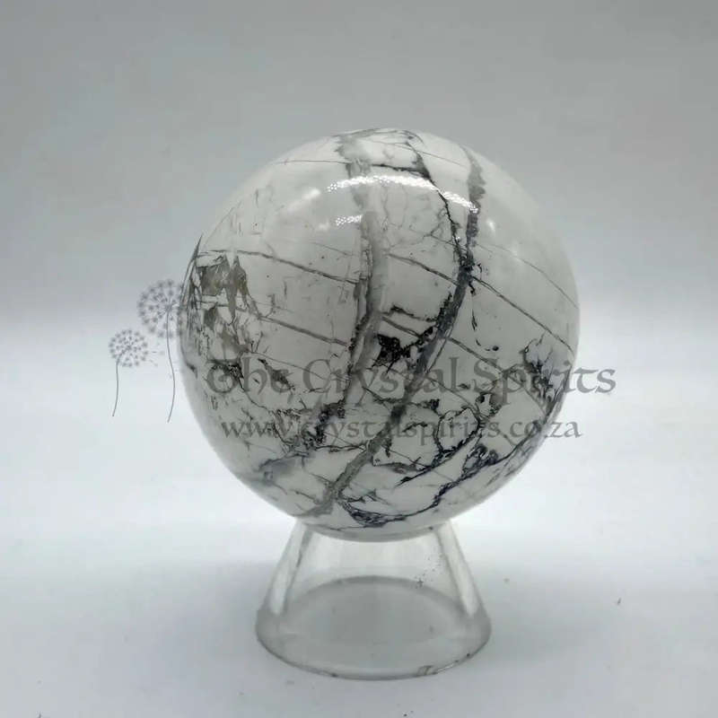 Howlite Crystal Spheres