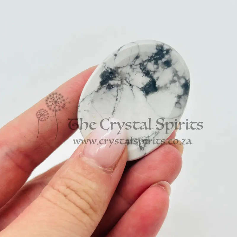 Howlite Worry Stone