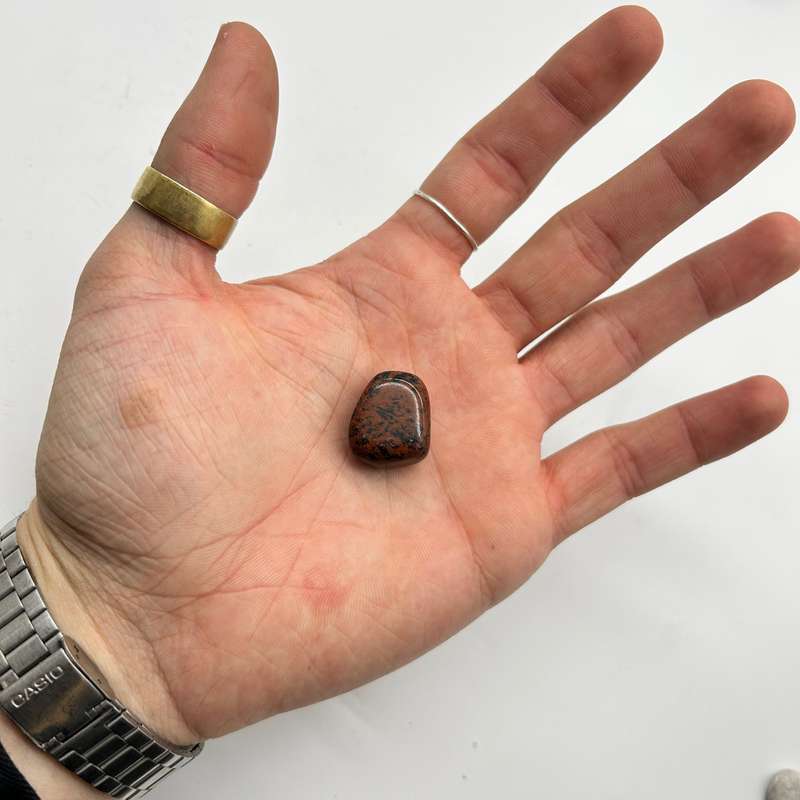 Tumbled Mahogany Obsidian