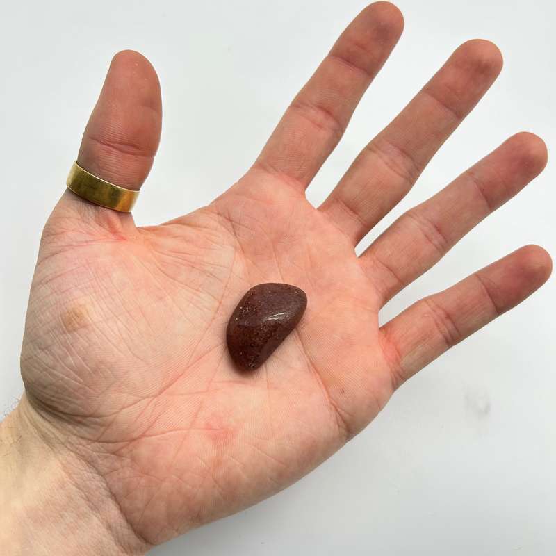 Tumbled Strawberry Aventurine
