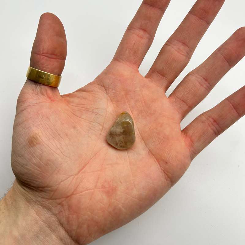 Tumbled Golden Rutile Quartz