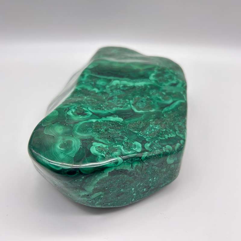 Malachite Freeform Crystal Slab