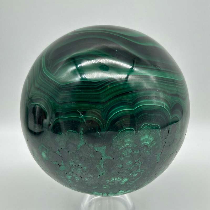 Malachite Crystal Sphere