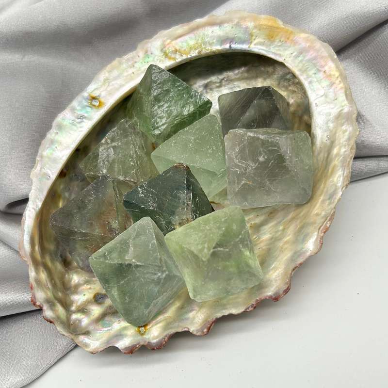 Fluorite Octahedrons
