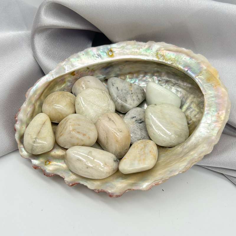 Tumbled Scolecite