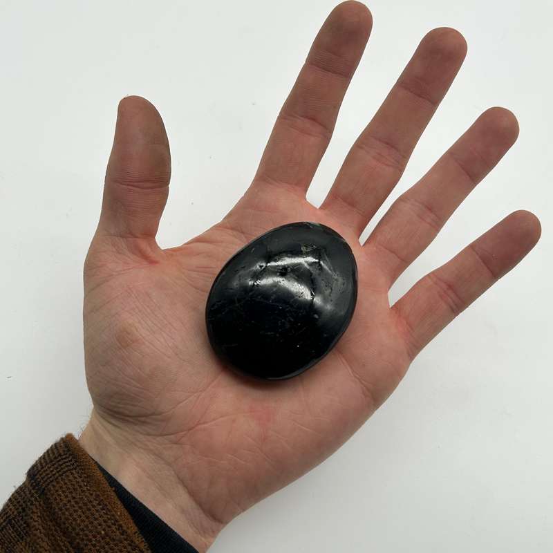 Tumbled Black Tourmaline Palm Piece