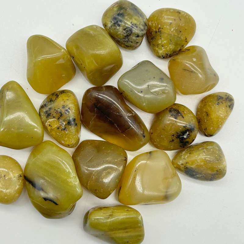 Tumbled Yellow Opal