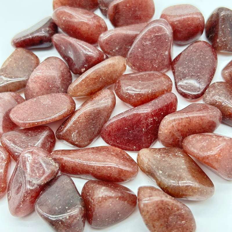Tumbled Strawberry Aventurine