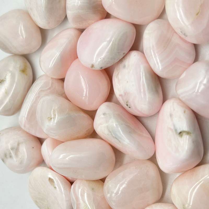 Large Tumbled Pink Mangano Calcite