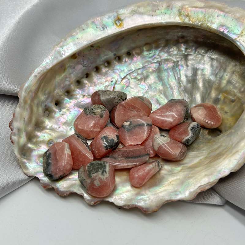 Small Tumbled Rhodochrosite Stone