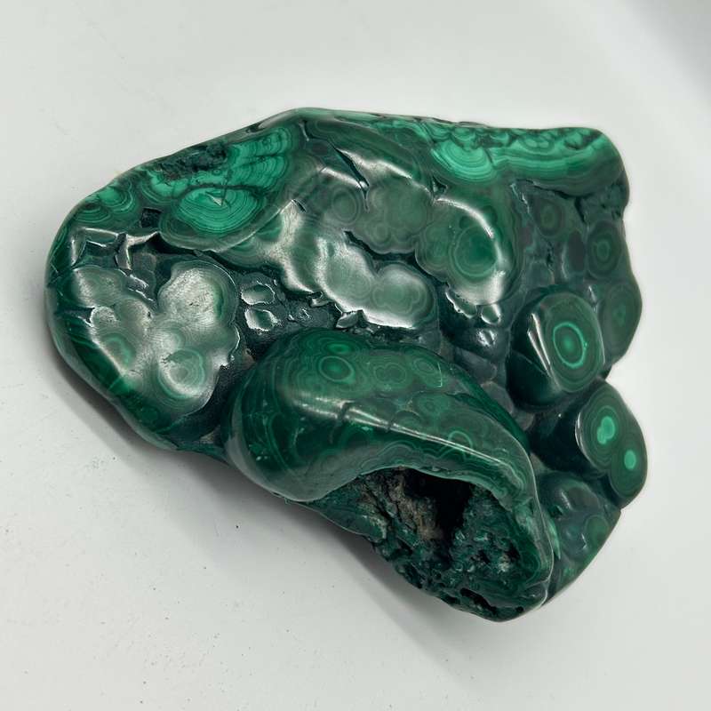 Polished Freeform Malachite Crystal