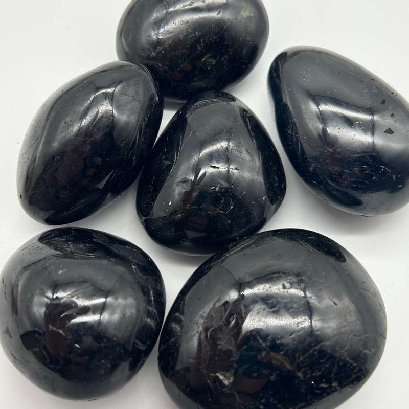 Tumbled Black Tourmaline Palm Piece