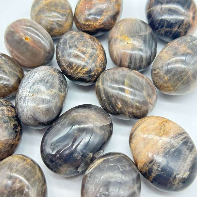 Black Moonstone Crystal Orbs