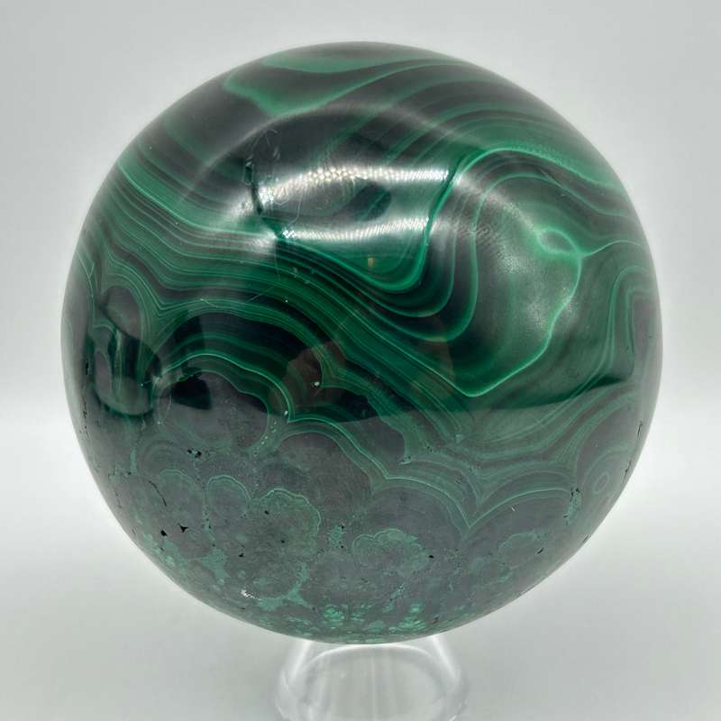 Malachite Crystal Sphere